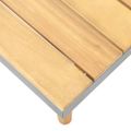 vidaXL Záhradný konferenčný stolík 60x60x31,5 cm masívne akáciové drevo