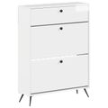 vidaXL Skriňa na topánky BREDA 78 x 24 x 103 cm Kompozitné drevo