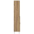 vidaXL Highboard 2 ks Remeselný dub 69,5 x 34 x 180 cm