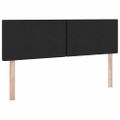 vidaXL Postel s úložným prostorem a matrací Čierna 140 x 190 cm Zamat
