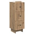 vidaXL Zásuvkový kabinet 33 x 34,5 x 90 cm Kompozitné drevo