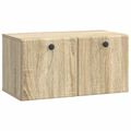 vidaXL Nástenná TV skrinka 59,5 x 31 x 30 cm Dub sonoma