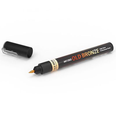 AK Interactive: Metallic Liquid Marker - Old Bronze