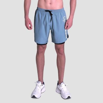 Šortky 2v1 Essence Blue - GymBeam, veľkosť S