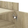 vidaXL TV skrinka dub sonoma 100x35x40 cm spracované drevo