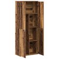 vidaXL Highboard 70 x 33.5 x 180 cm Kompozitné drevo Staré drevo