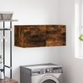 vidaXL Nástenná skrinka dymový dub 80x36,5x35 cm kompozitné drevo