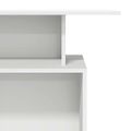 vidaXL Recepčný pult biely 100x40x104 cm, technicky spracované drevo