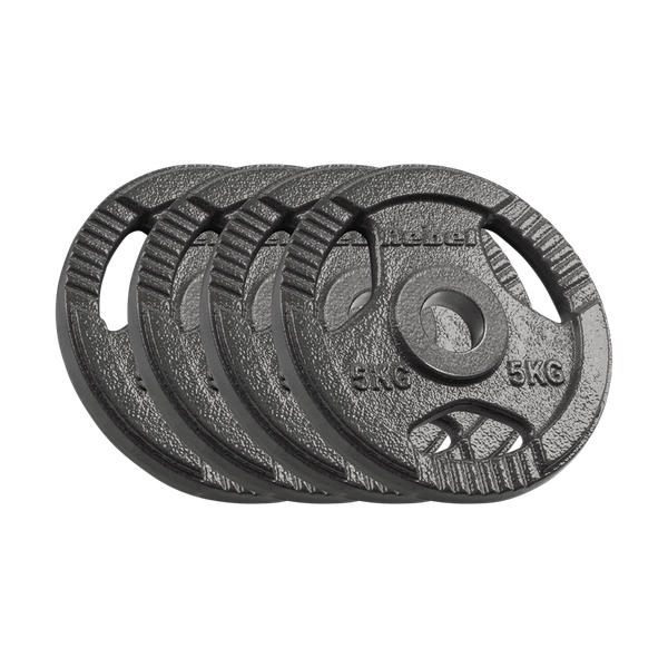 Sada litinových závaží 4x5 kg, 51 mm, REBEL ACTIVE RBA-2143-05