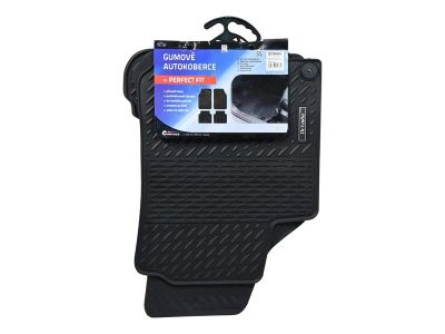 Koberce gumenné COMPASS PERFECT FIT P1 s fixáciou sada 4ks