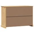 vidaXL Komoda so zásuvkami VIGO 113x40x75 cm borovicový masív