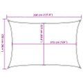 vidaXL Tieniaca plachta 160 g/m² žltá 2,5x3,5 m HDPE