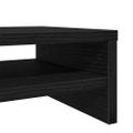 vidaXL Stojan na monitor, čierny dub, 42x24x13 cm, umelé drevo