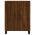 vidaXL Vysoká skrinka hnedý dub 69,5x34x180 cm spracované drevo