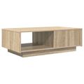 vidaXL Konferenčný stolík Sonoma dub 95 x 55 x 31 cm Kompozitné drevo