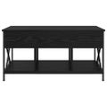 vidaXL Konferenčný stolík Čierny dub 100 x 55 x 48.5 cm