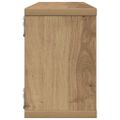 vidaXL Nástenné poličky v tvare kocky 4 ks 60x15x23cm kompozitné drevo