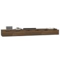 vidaXL Nástenné skrinky 2 ks hnedý dub 102x30x20 cm spracované drevo