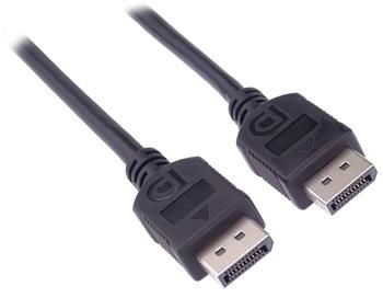 PremiumCord DisplayPort prípojný kábel M/M 0,5m Kábel, prepojovací, DisplayPort 1.1, 0,5m, čierny