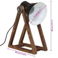 vidaXL Stolová lampa 25 W čierna 30x17x40 cm E27