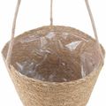 vidaXL 3 ks Prírodná Ø26 x 19 cm 100% Morská tráva