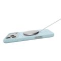 Spigen Silicone Fit Mag Magsafe case for iPhone 17 Pro Mute Blue
