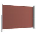 vidaXL Zaťahovacia bočná markíza na terasu 160x300 cm, hnedá