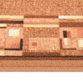 vidaXL Koberec behúň hnedý 100x450 cm protišmykový