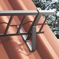vidaXL Podpora strážcu snehu 12 ks Antracitová 29,5 x 3 x 34,5 cm Oceľ