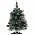 vidaXL Osvetlený umelý vianočný stromček+stojan, zelený 60 cm, PVC