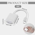 MEGATECH Prevodník USB-C/VGA samica