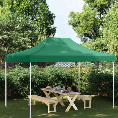 vidaXL Strecha na párty stan 4x3 m, zelená 270 g/m²
