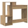 vidaXL Stôl Remeselný dub 106 x 41 x 88.5 cm Kompozitné drevo