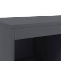 vidaXL Vysoká skrinka antracitová 68x39x111,5 cm oceľ