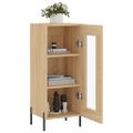 vidaXL Komoda dub sonoma 34,5x34x90 cm spracované drevo