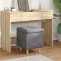 vidaXL Ottoman s Úložným Priestorom Biely 40 x 40 x 45 cm Umelá koža