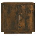 vidaXL Komoda dymový dub 80x40x75 cm spracované drevo