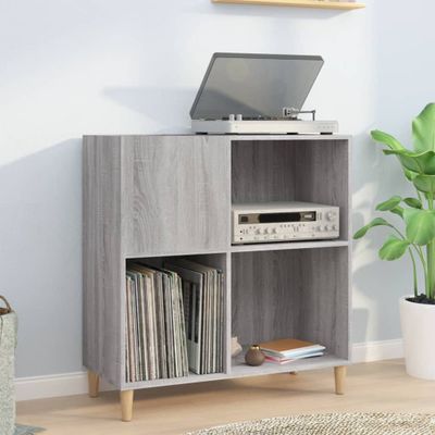 vidaXL Skrinka na platne sivá sonoma 84,5x38x89 cm kompozitné drevo