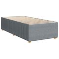 vidaXL Posteľ boxspring s matracom Svetlosivá 80 x 200 cm Látka
