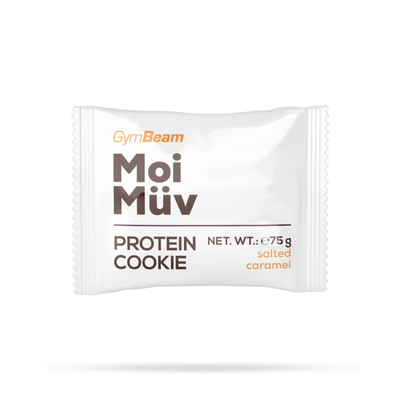 MoiMüv Protein Cookie - GymBeam, slaný karamel, 75 g
