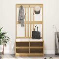vidaXL Halový strom SANDNES 87x40x159,5 cm masívna borovica