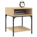vidaXL Nočné stolíky 2 ks dub sonoma 40x41x50 kompozitné drevo