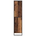 vidaXL Servírovacia skriňa Staré drevo 81 x 36 x 150.5 cm