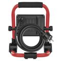 LED reflektor ELION 20W, červeno-čierny, IP65, 3000 lm, neutrálna biela