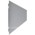 vidaXL Obrubník trávnika 10 ks 15 x 103 cm Pozinkovaná oceľ Strieborná