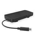 Lenovo USB-C Dual Display Travel Dock w/o Adapter Dokovací stanice, USB-C, 2× 4K displej, HDMI 2.1, DP 1.4, gigabit ethernet, 7 portu, 100W napájení, recyklovaný materiál