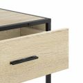 vidaXL Konzolový stolík dub sonoma 90x35x80 cm kompozitné drevo