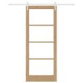 vidaXL Posuvné dvere Prírodná 86 x 211 cm