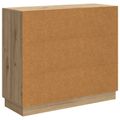 vidaXL Servírovacia skriňa Dub artisan 89 x 34,5 x 77 cm