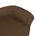 vidaXL Ergonomický matrac pre psa 60x42 cm ľanový vzhľad hnedý